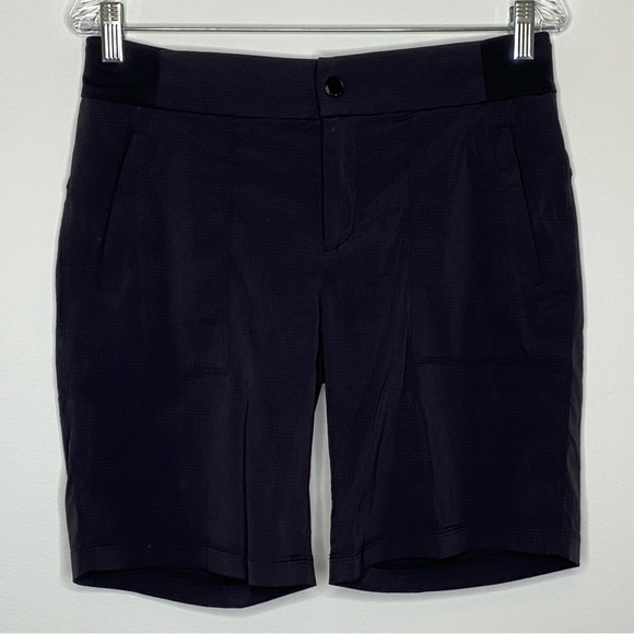 Athleta Black Trekkie Bermuda Shorts - Picture 1 of 14